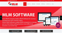 Desktop Screenshot of mlmsoftwarein.com